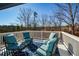 Spacious deck with wooded views at 405 Laurel Spring Ct, Canton, GA 30114