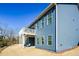 House exterior showcasing a blue siding and deck at 405 Laurel Spring Ct, Canton, GA 30114