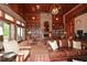 Community library with built-in bookshelves and comfortable seating at 405 Laurel Spring Ct, Canton, GA 30114