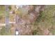 Aerial view showing house and large backyard with mature trees at 4334 Greenleaf Sw Cir, Atlanta, GA 30331