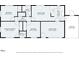 Floor plan showcasing a 2-bedroom, 1-bathroom layout with spacious living areas at 4334 Greenleaf Sw Cir, Atlanta, GA 30331