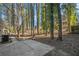 Large backyard with trees and patio at 3144 Granada, Atlanta, GA 30344