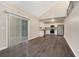 Open concept kitchen with stainless steel appliances and sliding door to patio at 3144 Granada, Atlanta, GA 30344