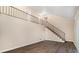 Open concept living area with loft and dark laminate floors at 3144 Granada, Atlanta, GA 30344
