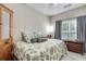 Bedroom with king-size bed and large window at 4333 Dunwoody Park # 2113, Dunwoody, GA 30338