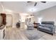 Spacious living room with hardwood floors and open layout at 4333 Dunwoody Park # 2113, Dunwoody, GA 30338