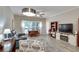 Living room with hardwood floors, large windows, and seating area at 4333 Dunwoody Park # 2113, Dunwoody, GA 30338