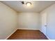 Simple bedroom with tile floor and neutral walls at 5117 Panola Valley Dr, Lithonia, GA 30038