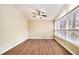Bright living room with hardwood floors and large windows at 2280 Connally Ct, Atlanta, GA 30344