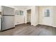 Kitchen with stainless steel appliances and vinyl flooring at 2456 Colorado Sw Trl, Atlanta, GA 30331