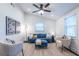 Bright living room with modern decor and vaulted ceiling at 116 Turman Se Ave, Atlanta, GA 30315