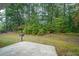 Private backyard with wooded area and patio at 1792 Hammond Woods Sw Cir, Marietta, GA 30008