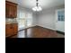 Bright dining area with hardwood floors and French doors at 1792 Hammond Woods Sw Cir, Marietta, GA 30008