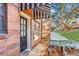 Inviting brick building exterior with door awning and outdoor lounge area at 320 3Rd Ne St # 1, Atlanta, GA 30308