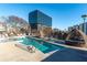 Rooftop pool with lounge chairs and city views at 788 W Marietta Nw St # 1409, Atlanta, GA 30318