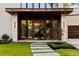 Modern front entrance with wood and stone details at 3566 Cantrell Ne Rd, Atlanta, GA 30319