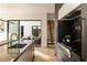 Modern kitchen with marble countertops and high-end appliances at 3566 Cantrell Ne Rd, Atlanta, GA 30319