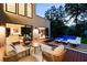 Relaxing patio with seating area overlooking the pool at 3566 Cantrell Ne Rd, Atlanta, GA 30319