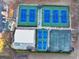 Aerial view of tennis and pickleball courts at 5615 Forkwood Nw Dr, Acworth, GA 30101