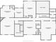 Upper floor plan with primary and guest bedrooms at 5615 Forkwood Nw Dr, Acworth, GA 30101