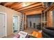 Partially finished basement with room for bikes and storage at 605 Rose Creek Cir, Duluth, GA 30097