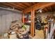 Unfinished basement offers great storage potential at 605 Rose Creek Cir, Duluth, GA 30097