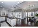 Spacious kitchen with stainless steel appliances and an island at 605 Rose Creek Cir, Duluth, GA 30097
