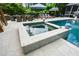 Relaxing hot tub nestled on a spacious patio next to the pool at 1409 Sheridan Ne Rd, Atlanta, GA 30324