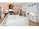 Luxury kitchen with marble island, high-end appliances, and custom cabinetry at 1409 Sheridan Ne Rd, Atlanta, GA 30324