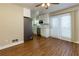 Modern kitchen with white cabinets and stainless steel appliances at 242 Chads Ford Way, Roswell, GA 30076