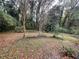 Wooded backyard with a spacious lawn and mature trees at 4515 Wonder Valley Trl, Decatur, GA 30034