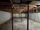 Unfinished basement with high ceilings and ample storage potential at 4515 Wonder Valley Trl, Decatur, GA 30034