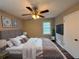 Large main bedroom with ceiling fan and lots of natural light at 4515 Wonder Valley Trl, Decatur, GA 30034