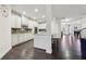 Spacious kitchen with white cabinets, granite countertops and island at 1240 Roswell Manor Cir, Roswell, GA 30076