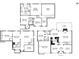 Detailed floor plan showcasing the layout of the basement, first, and second floors of the home at 5034 Hickory Hills Dr, Woodstock, GA 30188