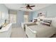 Bright bedroom with twin beds and calming decor at 6320 Bannerhorn Run, Alpharetta, GA 30005