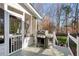 Deck with grill and view of backyard at 6320 Bannerhorn Run, Alpharetta, GA 30005