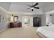 Main bedroom with ensuite bath and walk-in closet at 6320 Bannerhorn Run, Alpharetta, GA 30005