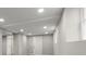 Finished basement with recessed lighting and new flooring at 1955 E Lake Dr, Marietta, GA 30066