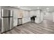 Modern white kitchen with stainless steel appliances at 1955 E Lake Dr, Marietta, GA 30066
