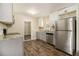 Modern kitchen with stainless steel appliances at 3766 Stanford Cir, Decatur, GA 30034