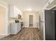 Updated kitchen with gray cabinets and granite countertops at 3766 Stanford Cir, Decatur, GA 30034