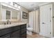 Basement bathroom with granite countertop at 1240 Woodlawn Ne Dr, Marietta, GA 30068