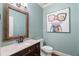 Modern bathroom with updated vanity and fixtures at 1240 Woodlawn Ne Dr, Marietta, GA 30068