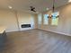 Dining room with fireplace and wood flooring at 3311 Cranston Ln, Kennesaw, GA 30144