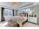 Spacious bedroom with king-size bed and large windows at 155 Sunshower Rdg, Canton, GA 30114