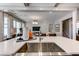 Kitchen features a large island with stainless steel sink at 155 Sunshower Rdg, Canton, GA 30114