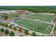 Aerial view of Buford High School's athletic fields at 253 N Gwinnett St, Buford, GA 30518