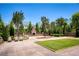 Community brick fireplace with seating area and landscaping at 1072 Heyward Way, Alpharetta, GA 30009