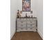 Serene home shrine with detailed wood altar and religious artifacts at 1072 Heyward Way, Alpharetta, GA 30009